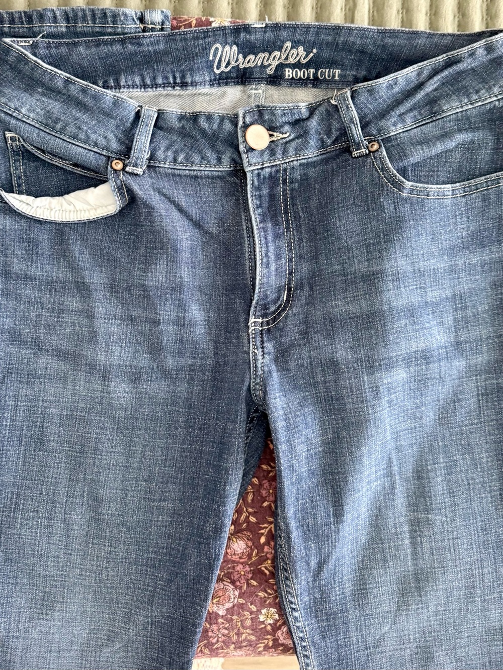 Wrangler Women’s Boot Cut Jeans - Blue